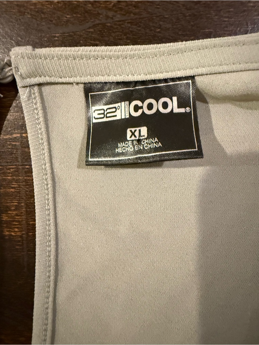 32 Degrees Cool Sage Green Soft Twill Drawstring Pocket Dress Mini XL - Picture 7 of 16